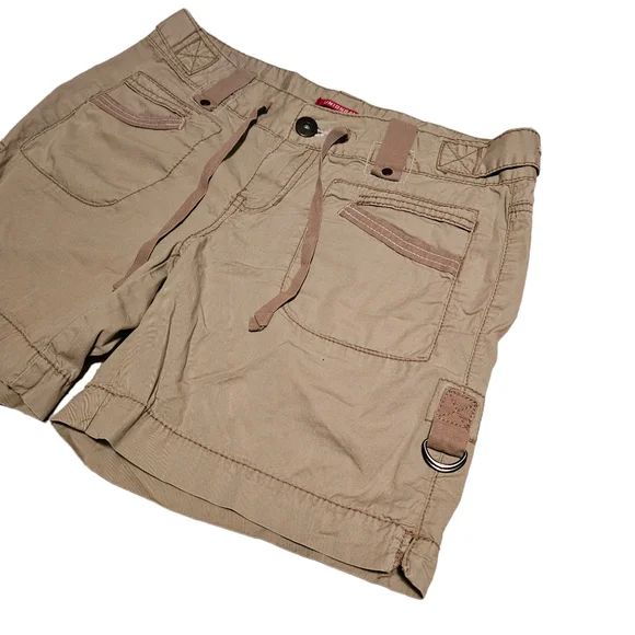 Union Bay Lightweight Shorts Tan Beige 100% Cotton Size 9 - Picture 3 of 14